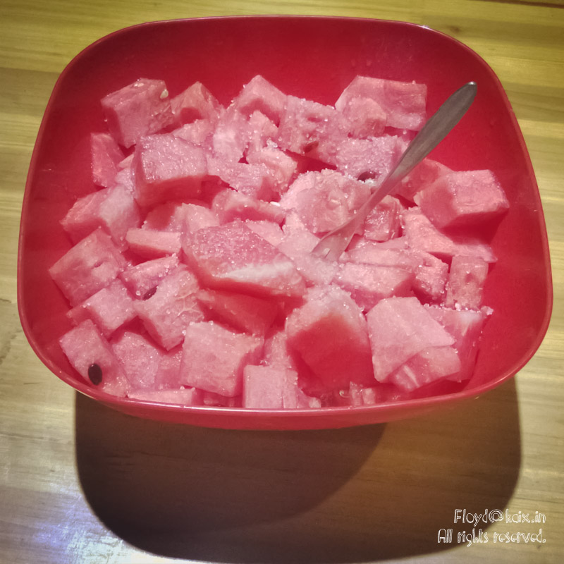 朋友送的西瓜