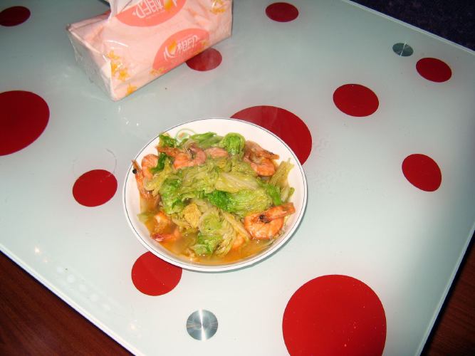 大虾烧白菜